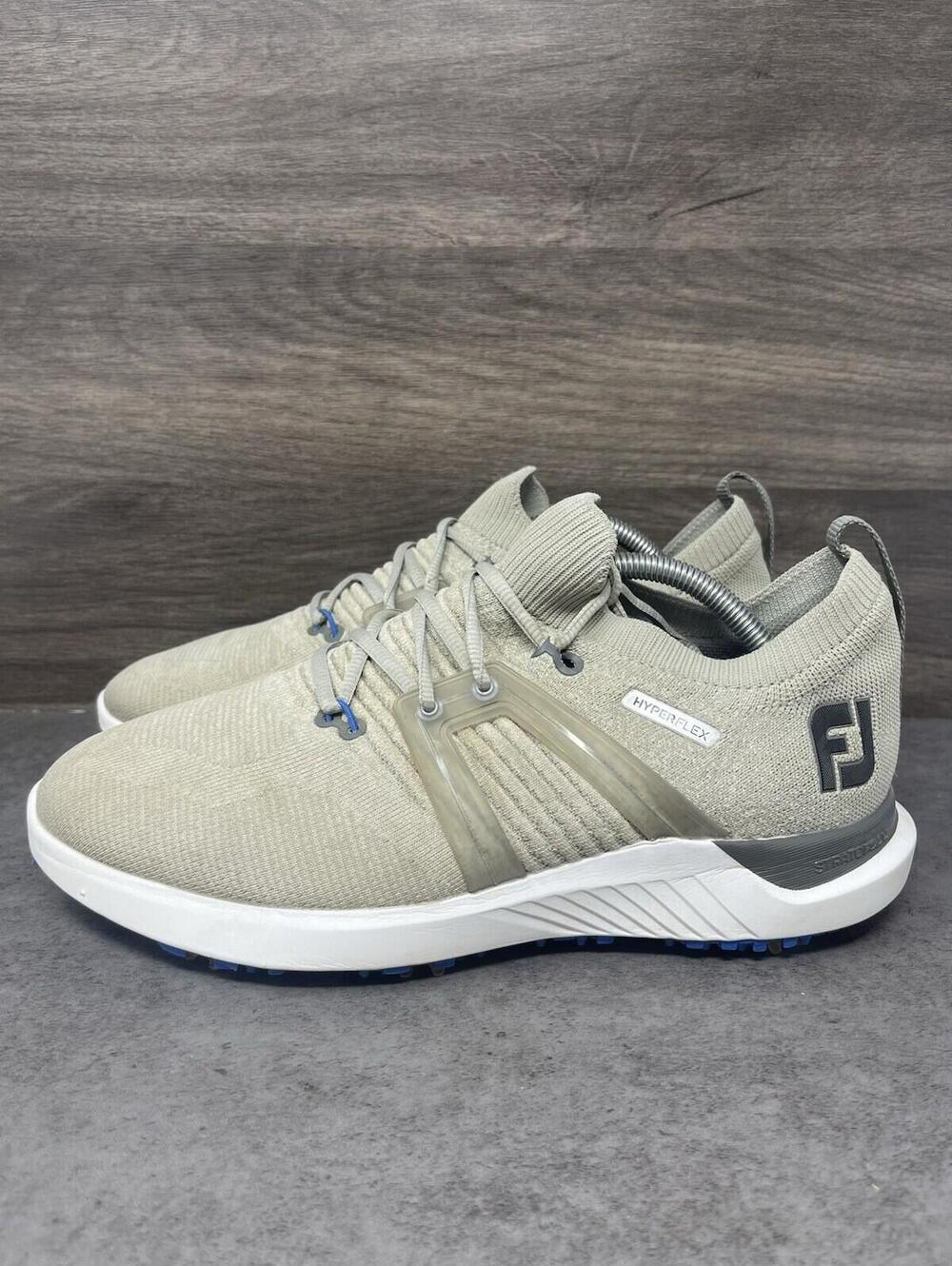 Footjoy Hyperflex Golf Shoes Mens Size 9 Grey Knit Lightweight